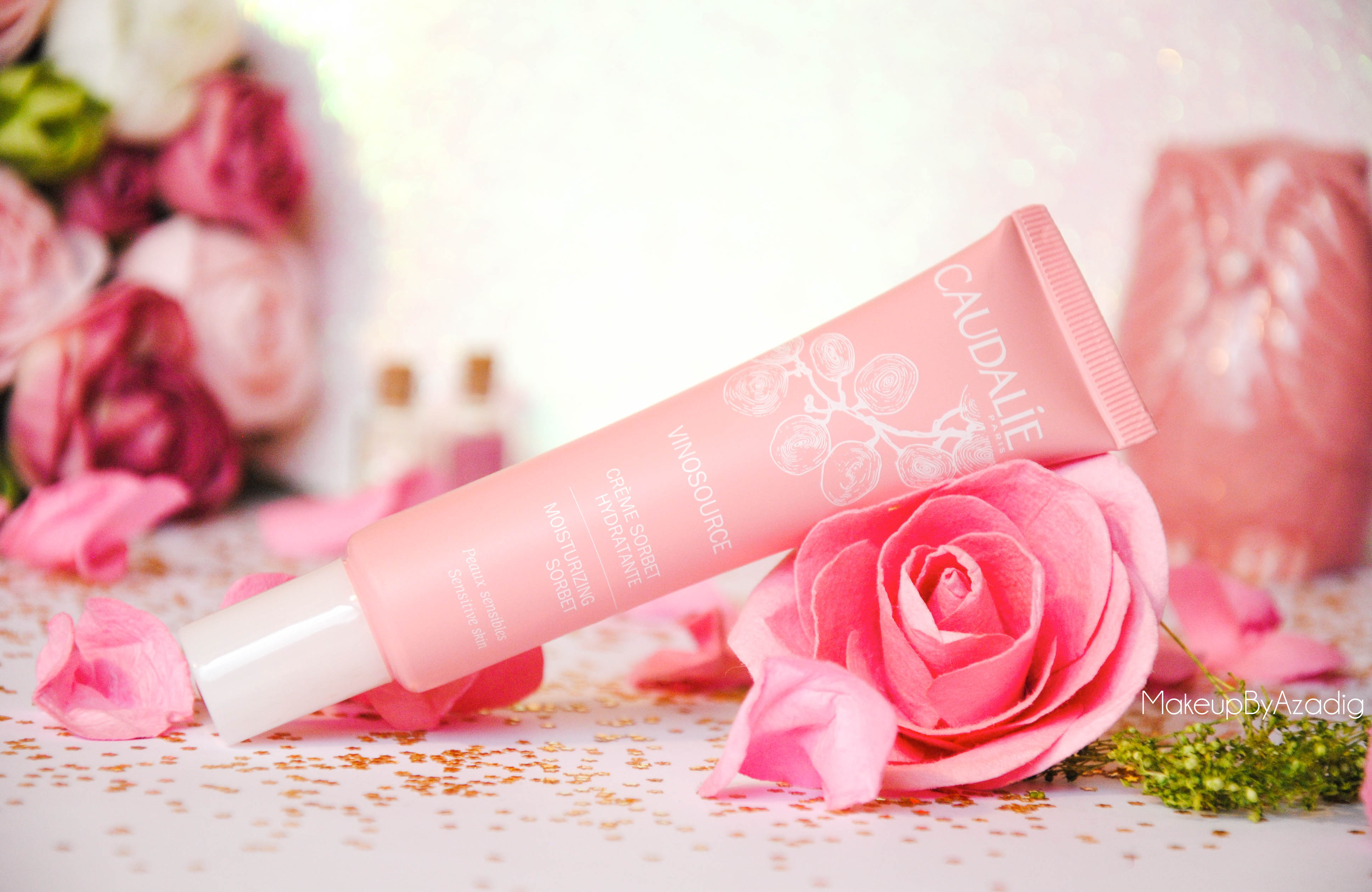 creme hydratante vinosource caudalie avis revue doctipharma makeupbyazadig pink