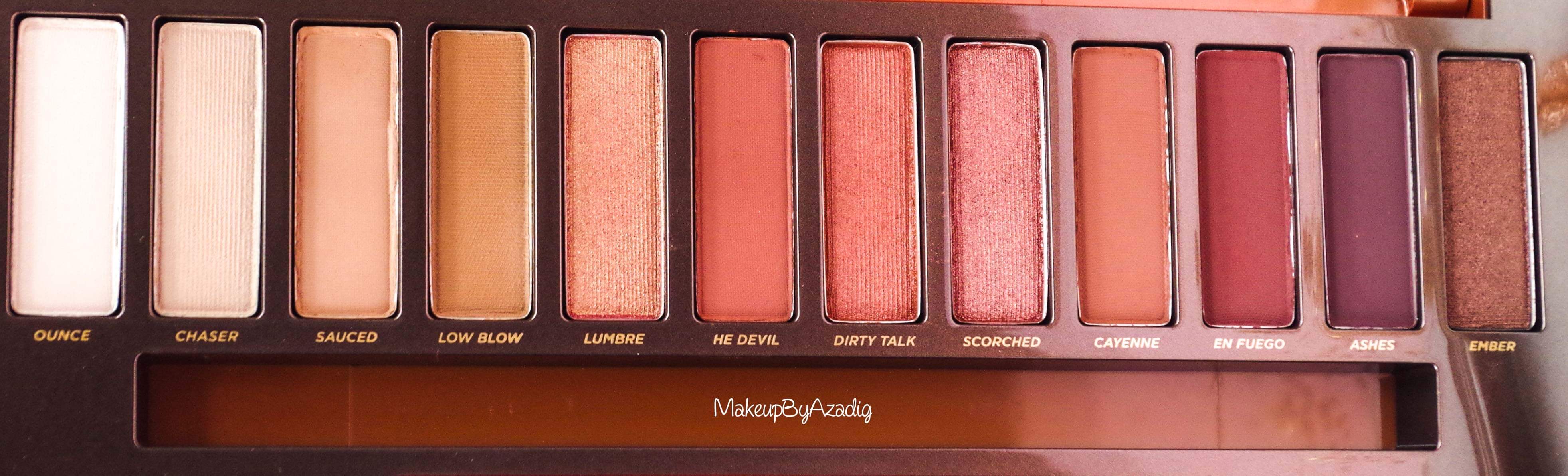 revue-review-nouvelle-palette-naked-heat-urban-decay-sephora-avis-prix-france-makeupbyazadig-swatch-swatches