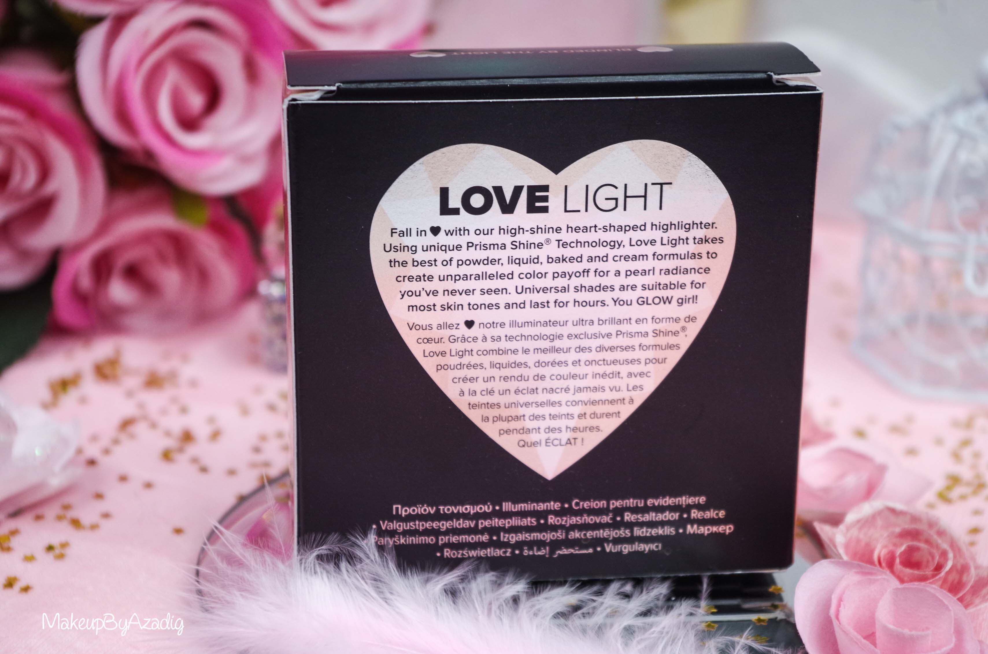 revue-review-highlighter-love-light-too-faced-coeur-avis-prix-sephora-makeupbyazadig-diamond