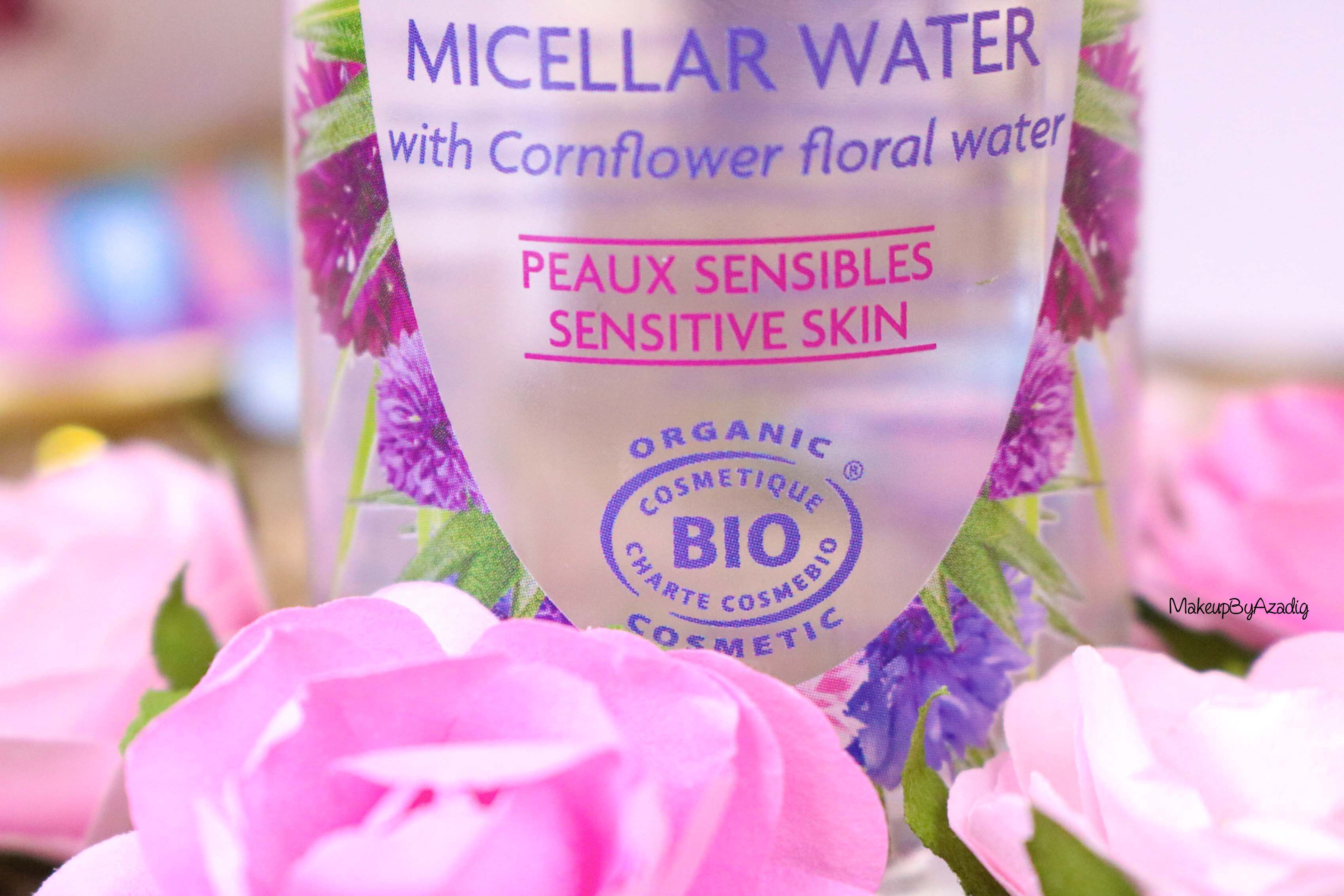 revue-eau-micellaire-peau-sensible-cosmetique-bio-fleurance-nature-makeupbyazadig-florale-bleuet-prix-avis-organic