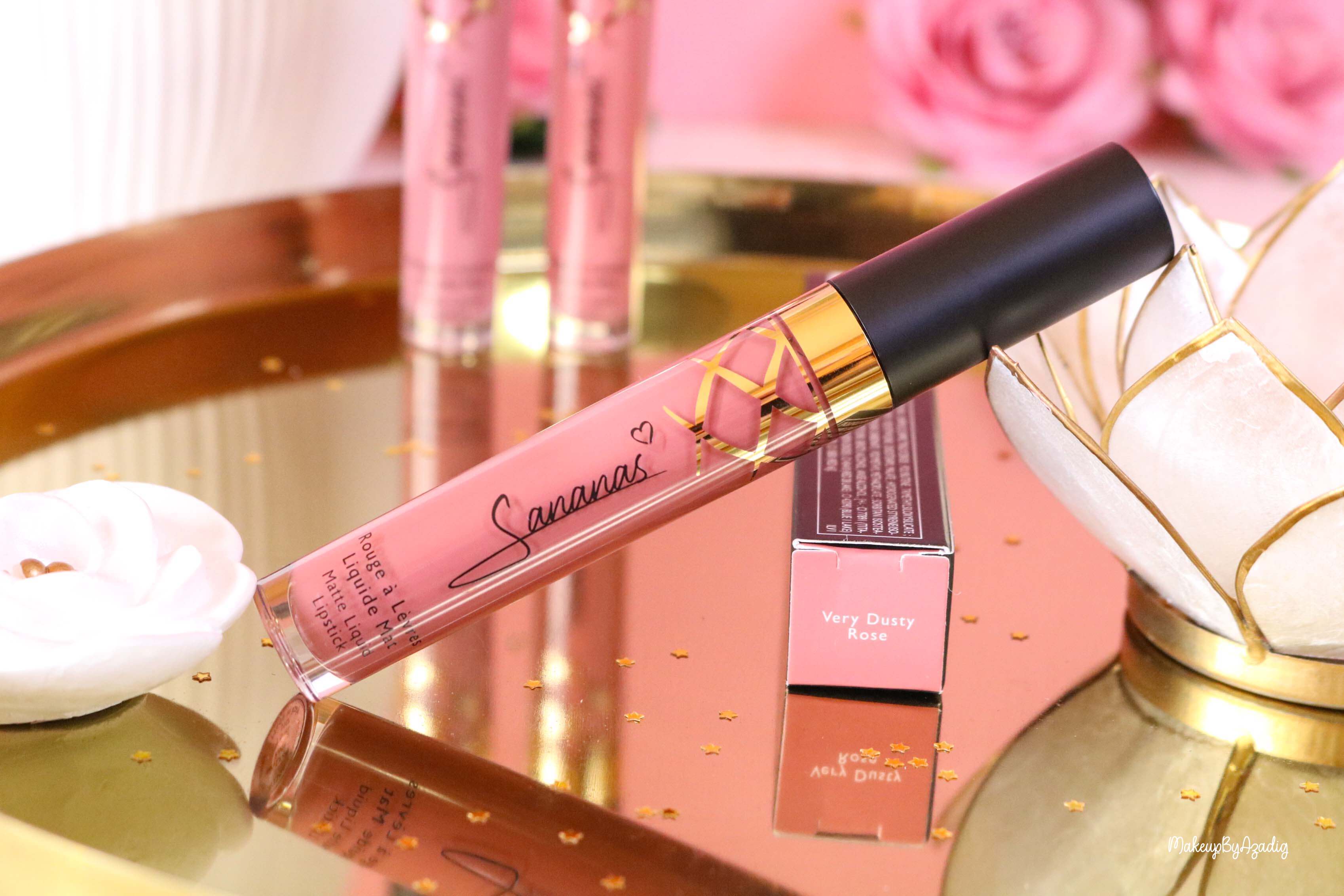 revue-marque-sananas-beauty-rouge-a-levres-vernis-kit-avis-prix-amazon-makeupbyazadig-dusty-pink-greige-rosier-rose