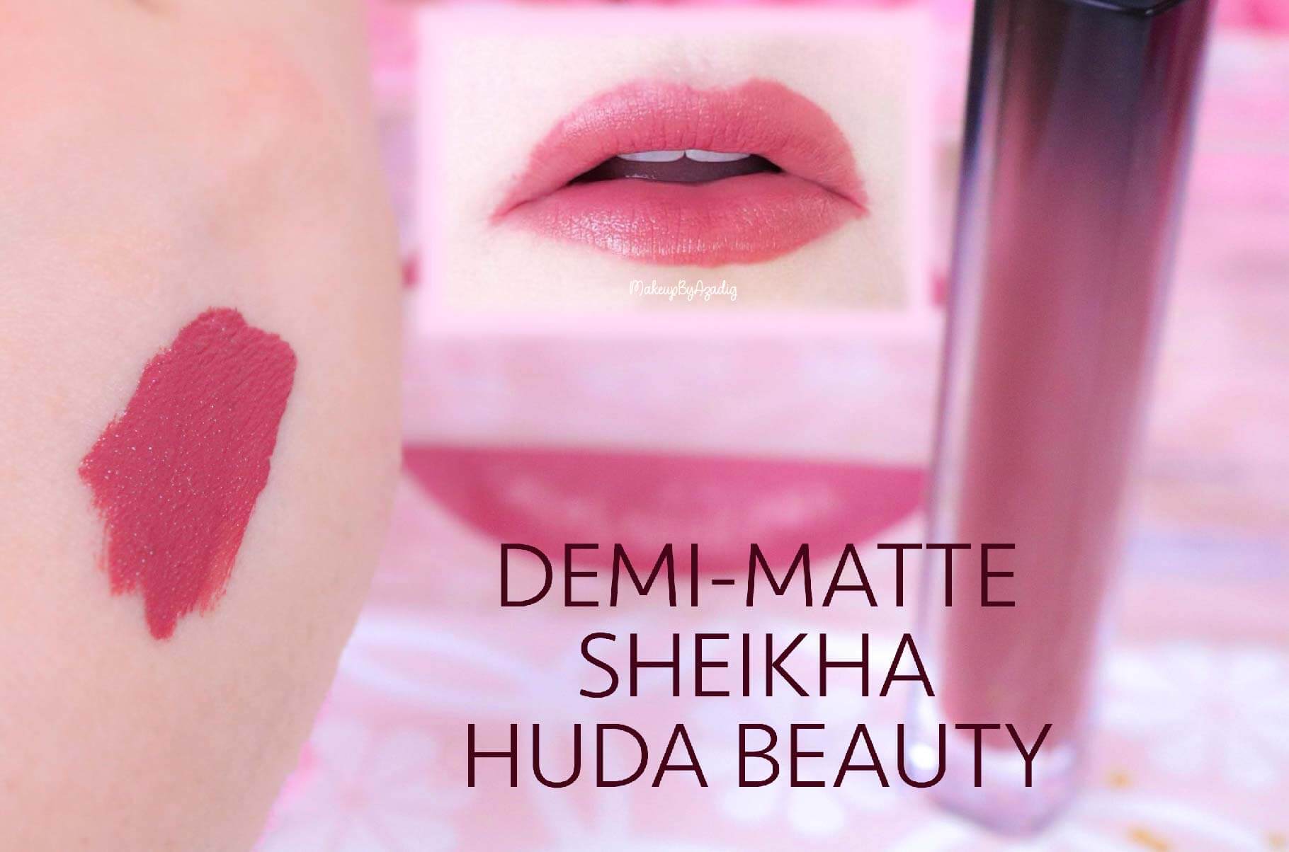 revue-marque-huda-beauty-rouge-a-levres-demi-matte-coffret-avis-prix-sheikha-makeupbyazadig-swatch-2