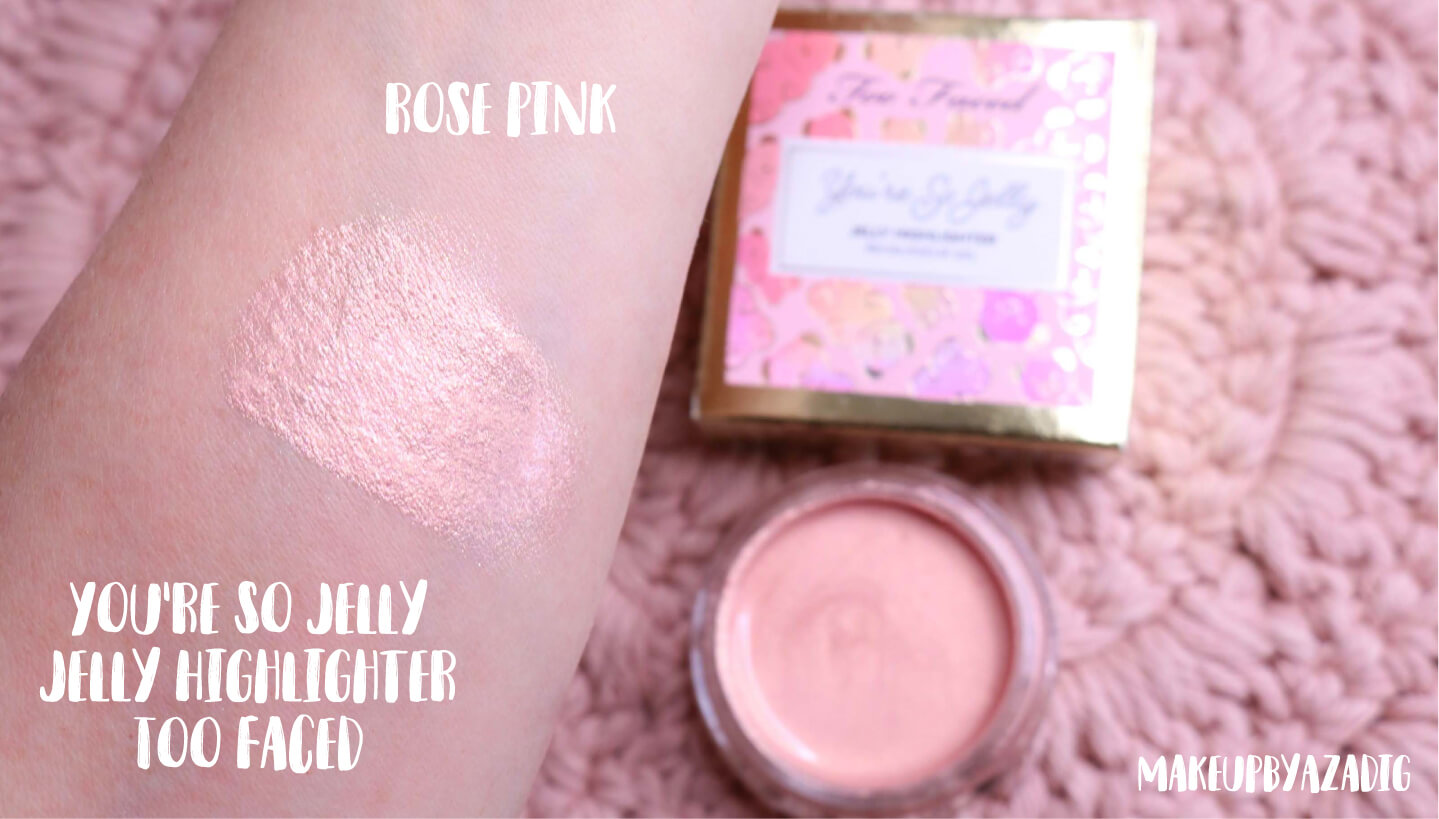 revue-highlighter-jelly-gel-rose-pink-too-faced-texture-cute-avis-prix-swatch-makeupbyazadig-sephora-france-swatches