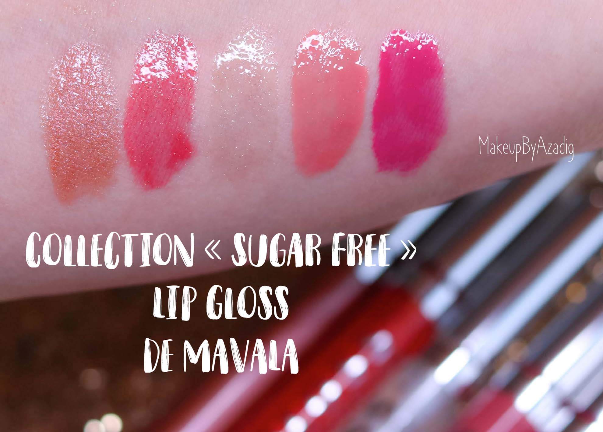 revue-lip-gloss-mavala-sugar-free-collection-meilleur-gloss-levres-lipgloss-rose-rouge-brillant-makeupbyazadig-avis-prix-swatch-swatches