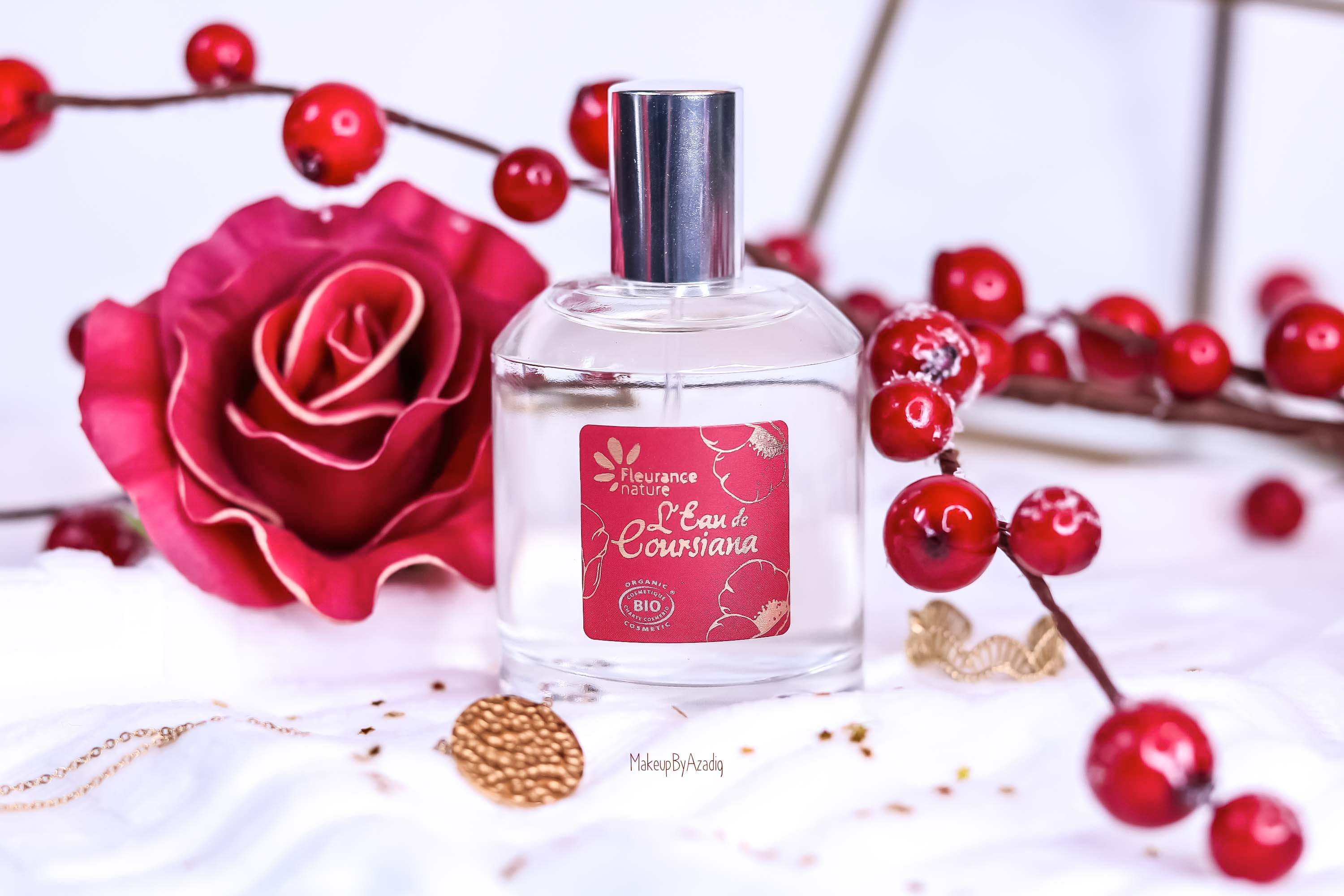 revue-parfum-bio-eau-coursiana-fleurance-nature-organic-cosmetic-makeupbyazadig-avis-prix-promo-packaging