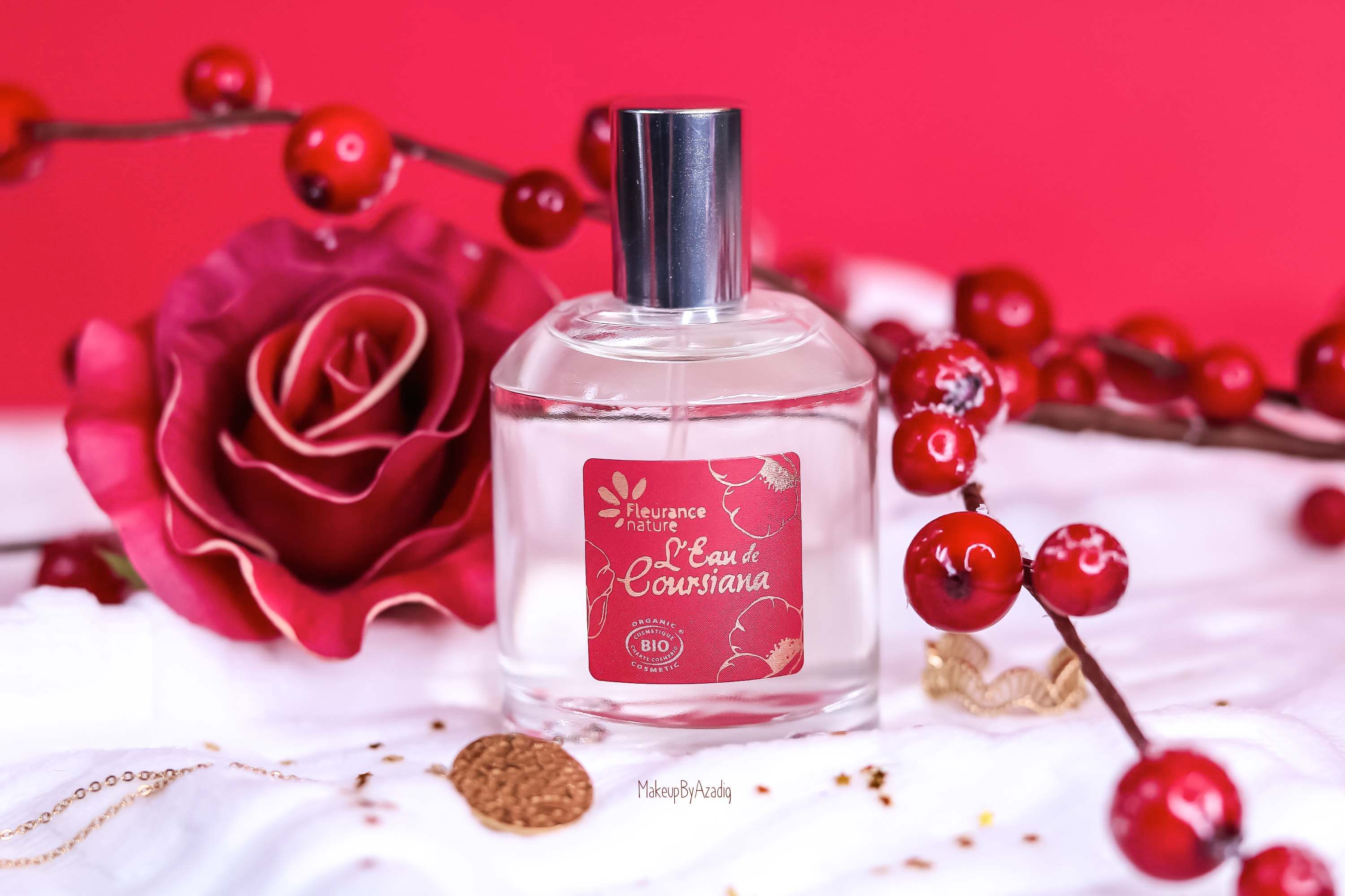 revue-parfum-bio-eau-coursiana-fleurance-nature-organic-cosmetic-makeupbyazadig-avis-prix-promo-red