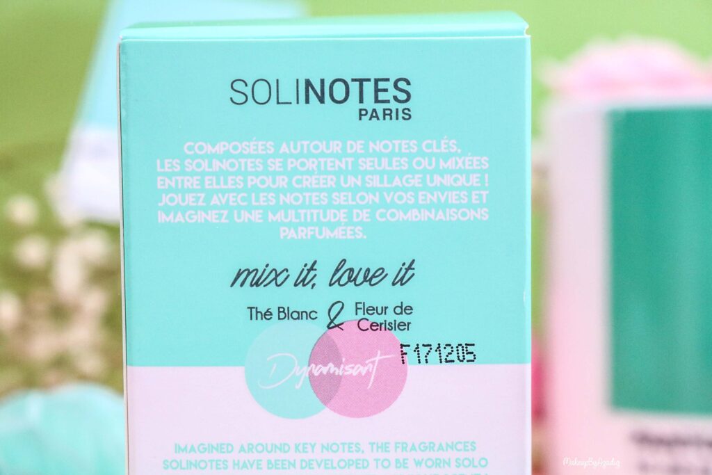 parfum « Thé Blanc » de Solinotes