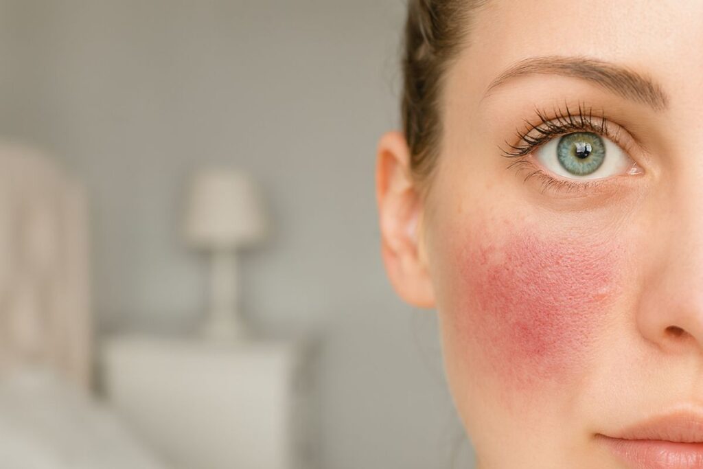 traiter la peau d'orange sur le visage