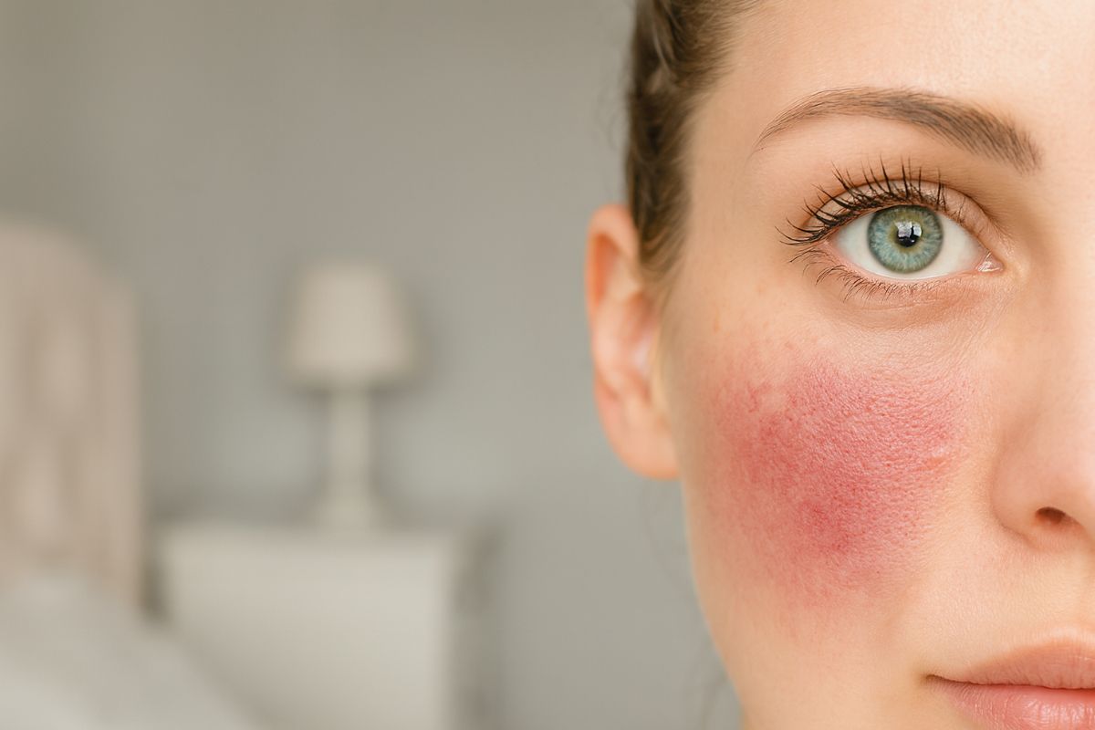 traiter la peau d'orange sur le visage